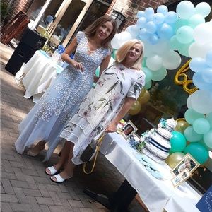 BCBG Max Azria, midi,elegant dress